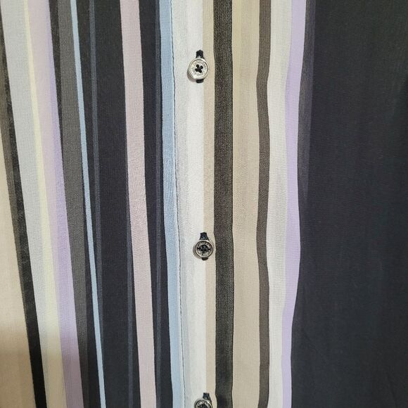 Calvin Klein Sheer Tunic With Belt - Picture 7 of 10